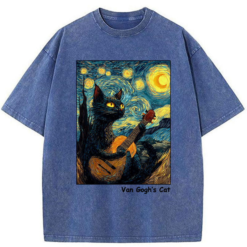Tokyo-Tiger The Starry Musician Washed T-Shirt