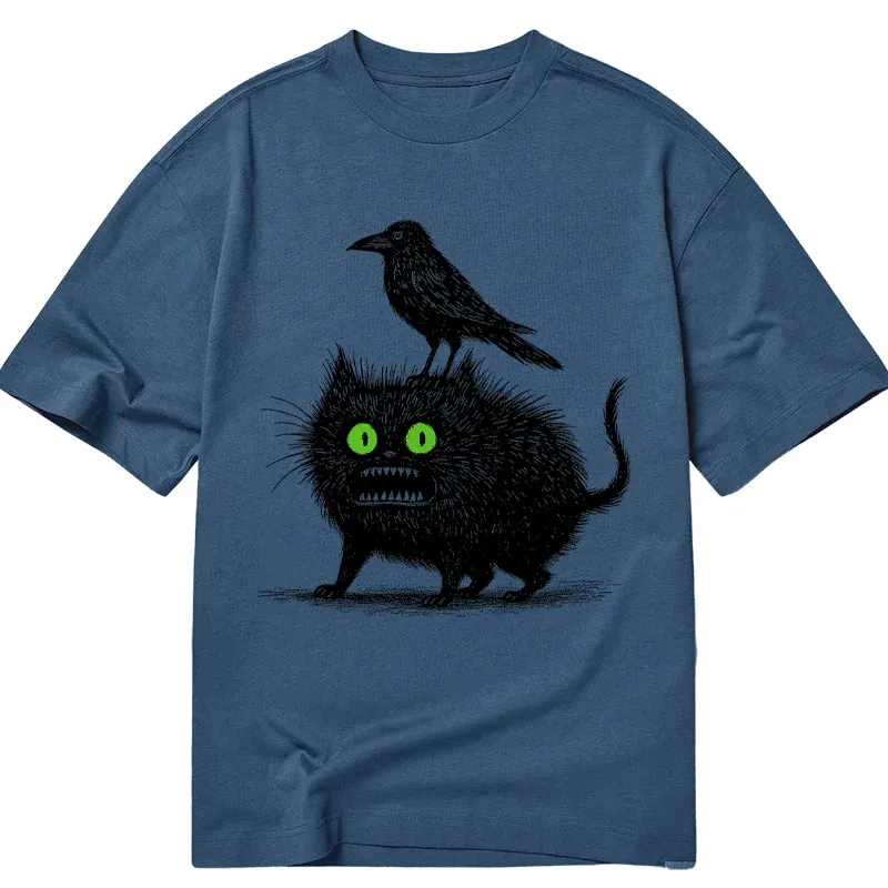 Tokyo-Tiger Crow And Black Cat Classic T-Shirt