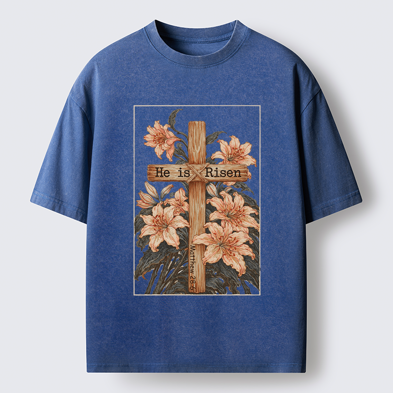 Tokyo-Tiger The Resurrection Lily Washed T-Shirt