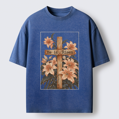 Tokyo-Tiger The Resurrection Lily Washed T-Shirt