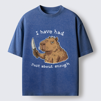 Tokyo-Tiger Mr. Nice Guy Had Enough Washed T-Shirt