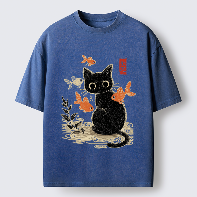 Tokyo-Tiger Paws of Prosperity Washed T-Shirt