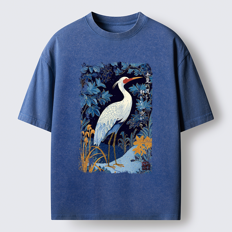 Tokyo-Tiger The Journey of a Thousand Miles Washed T-Shirt