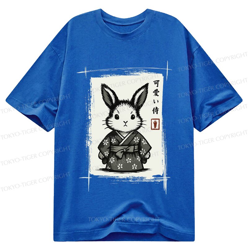 Tokyo-Tiger Woodcut Bunny Classic T-Shirt