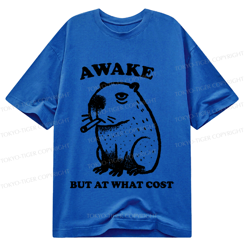 Tokyo-Tiger Smoking Capybara Classic T-Shirt