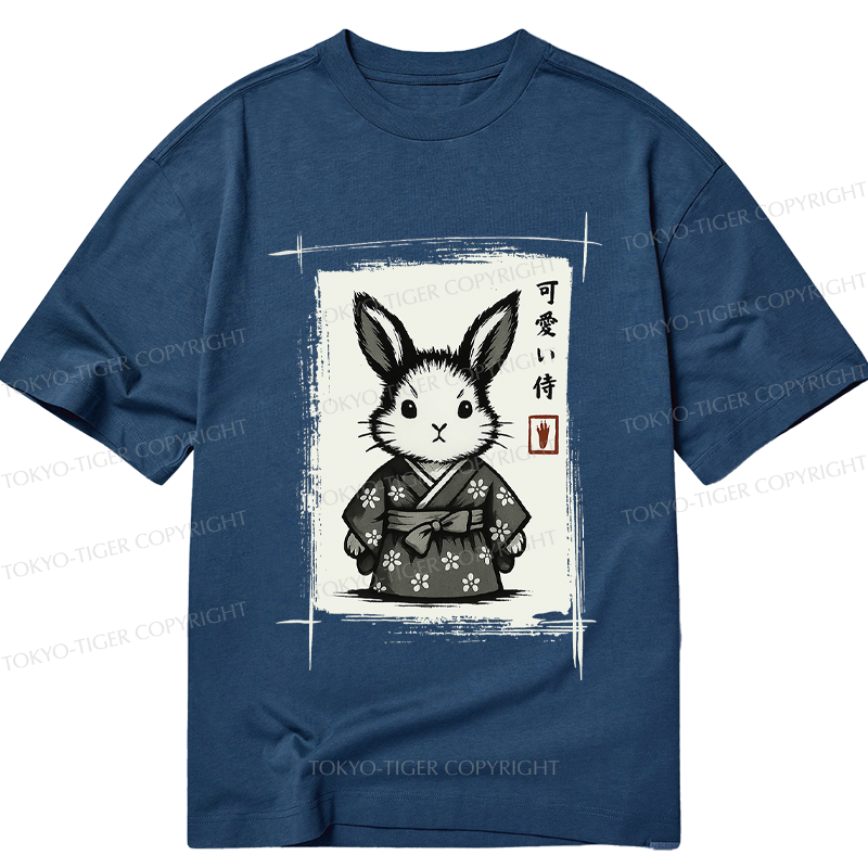 Tokyo-Tiger Woodcut Bunny Classic T-Shirt