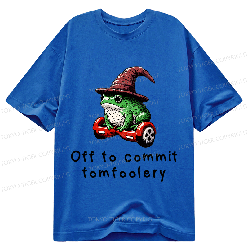 Tokyo-Tiger Japanese Frog Riding A Balance Scooter Classic T-Shirt