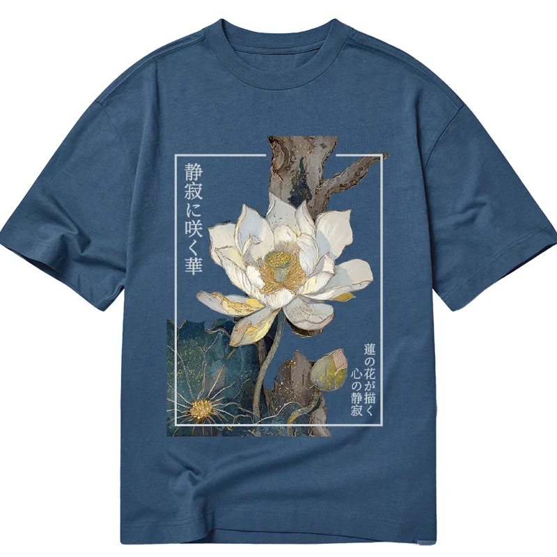 Tokyo-Tiger Blooming Lotus Japan Classic T-Shirt