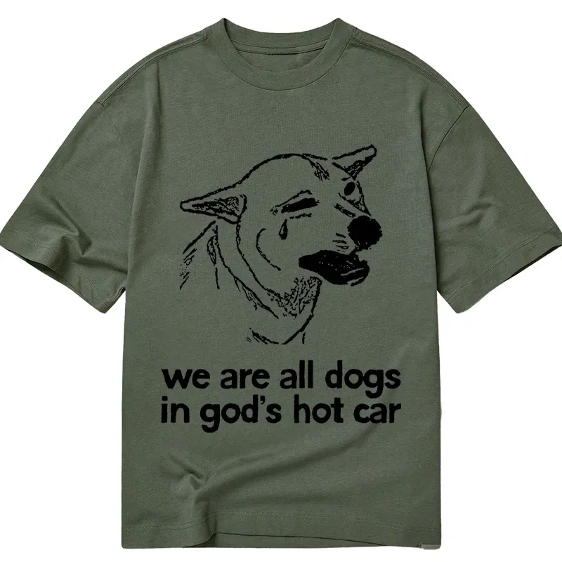 Tokyo-Tiger Sad Dog Funny Classic T-Shirt