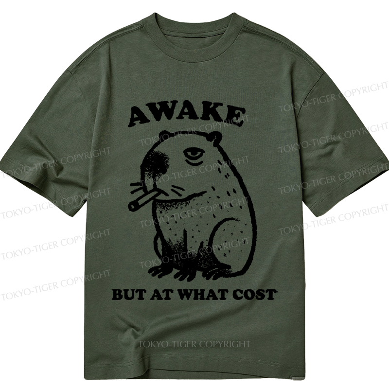 Tokyo-Tiger Smoking Capybara Classic T-Shirt