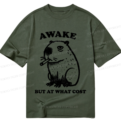 Tokyo-Tiger Smoking Capybara Classic T-Shirt