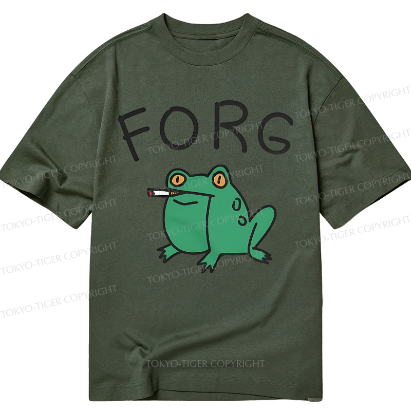 Tokyo-Tiger Smoking Frog Classic T-Shirt