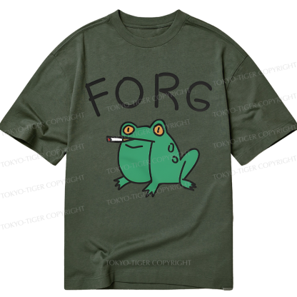Tokyo-Tiger Smoking Frog Classic T-Shirt