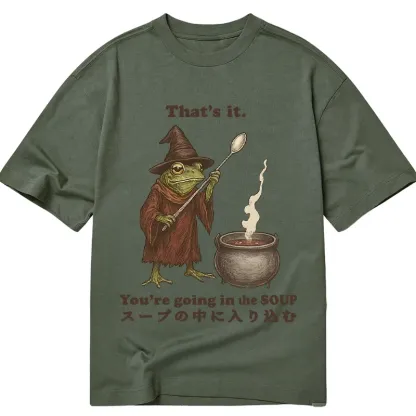 Tokyo-Tiger Funny Frog Soup Classic T-Shirt