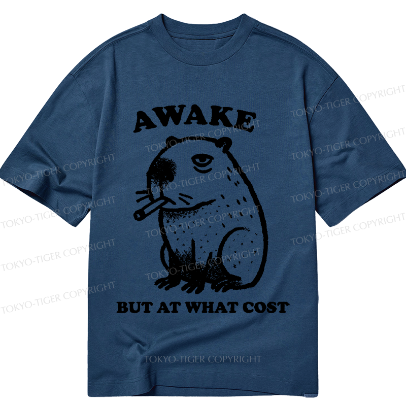 Tokyo-Tiger Smoking Capybara Classic T-Shirt