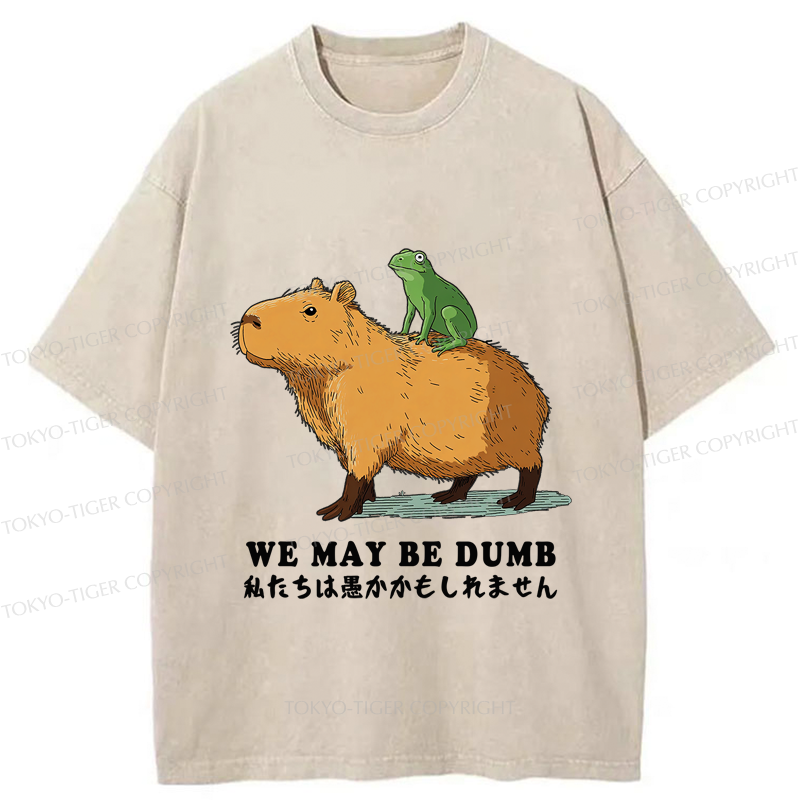 Tokyo-Tiger Dumb & Dumber Duo Washed T-Shirt