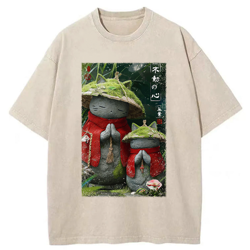 Tokyo-Tiger Zen Guardians Washed T-Shirt