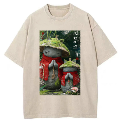 Tokyo-Tiger Zen Guardians Washed T-Shirt