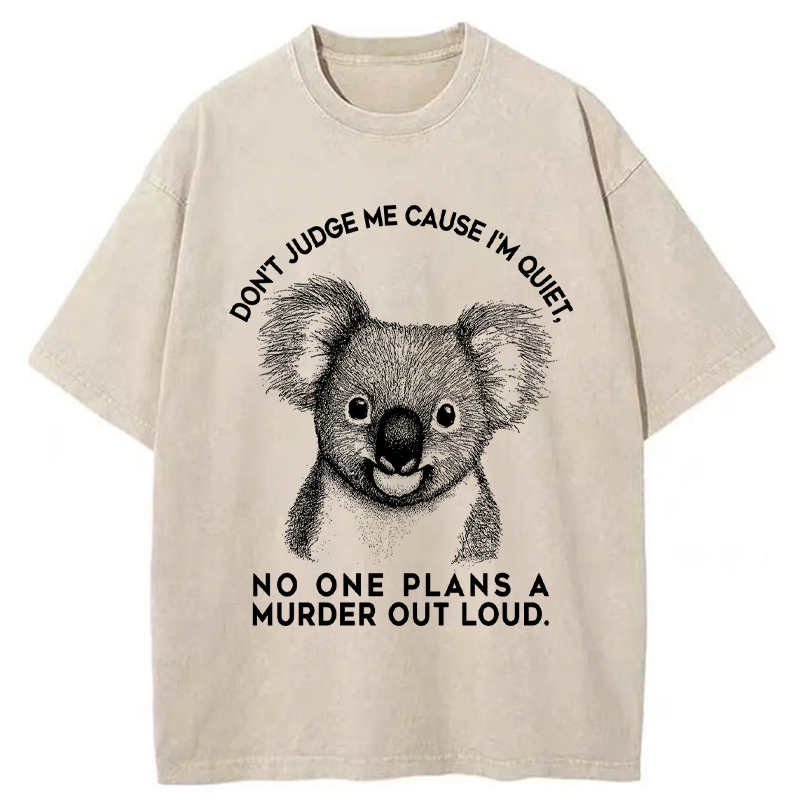 Tokyo-Tiger Koala：Quiet Minds, Big Plans Washed T-Shirt