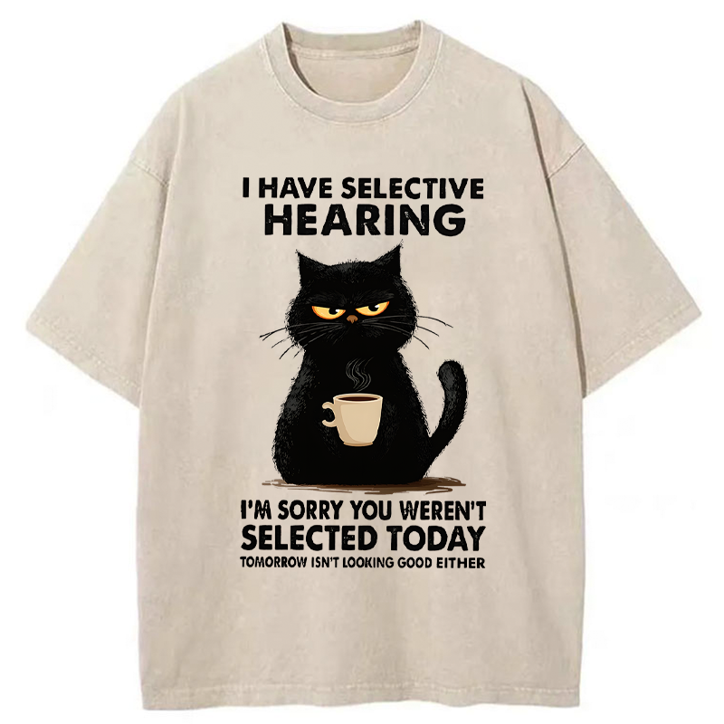 Tokyo-Tiger Not Selected Today Washed T-Shirt