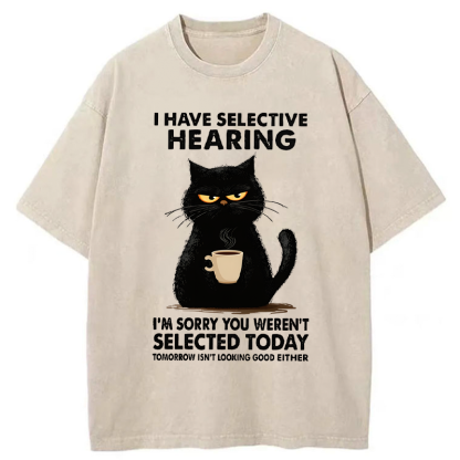 Tokyo-Tiger Not Selected Today Washed T-Shirt