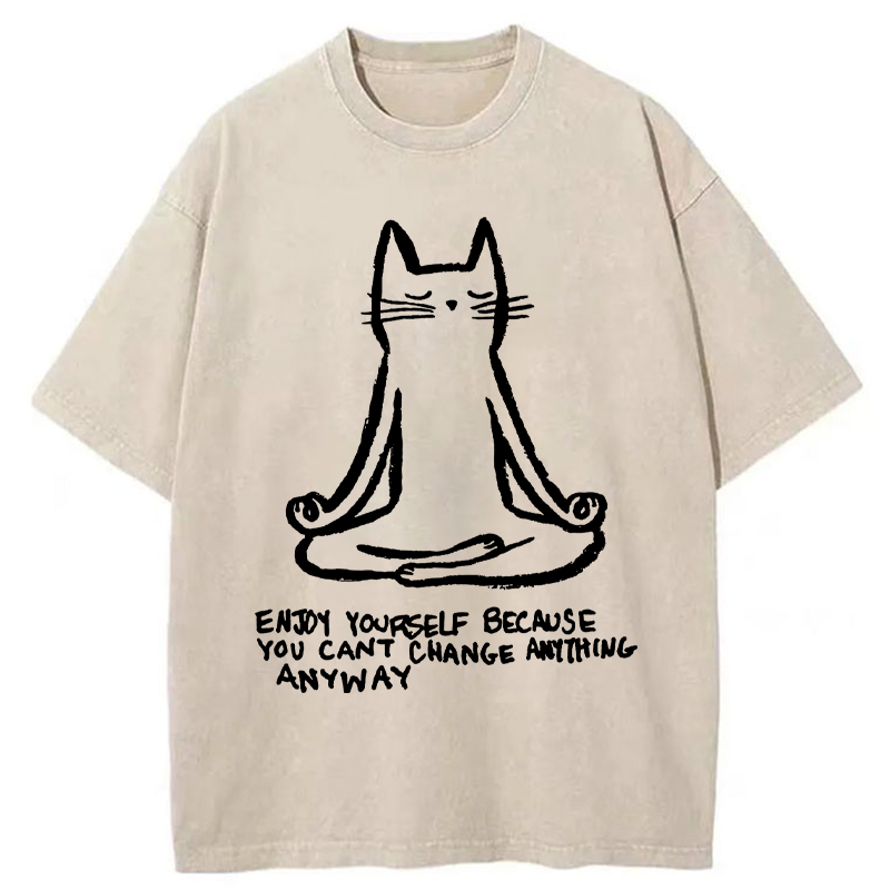 Tokyo-Tiger Can't Change, Just Chill Washed T-Shirt