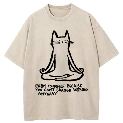 Tokyo-Tiger Can't Change, Just Chill Washed T-Shirt