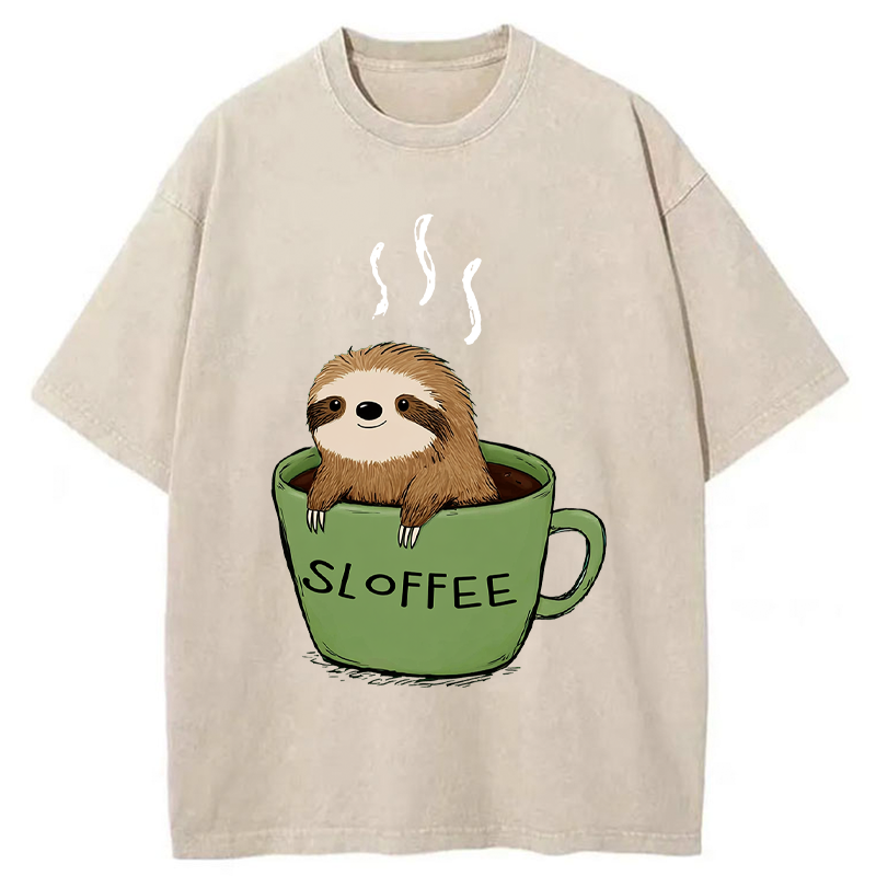 Tokyo-Tiger Sloffee Time Washed T-Shirt