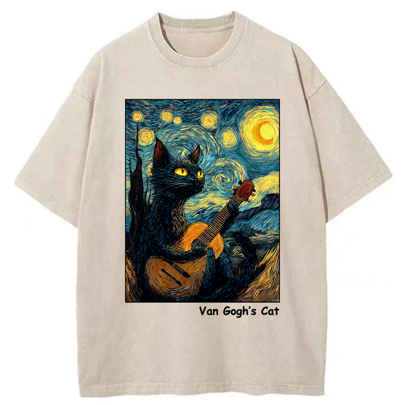 Tokyo-Tiger The Starry Musician Washed T-Shirt