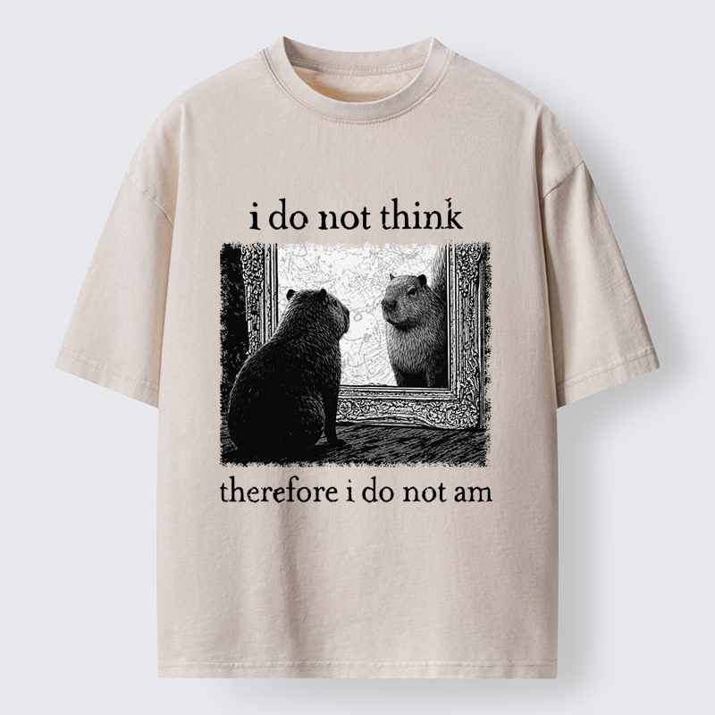 Tokyo-Tiger Capybara Paradox Washed T-Shirt