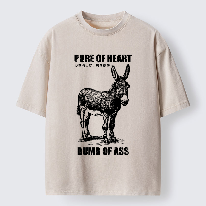 Tokyo-Tiger Good Heart, Empty Head Washed T-Shirt