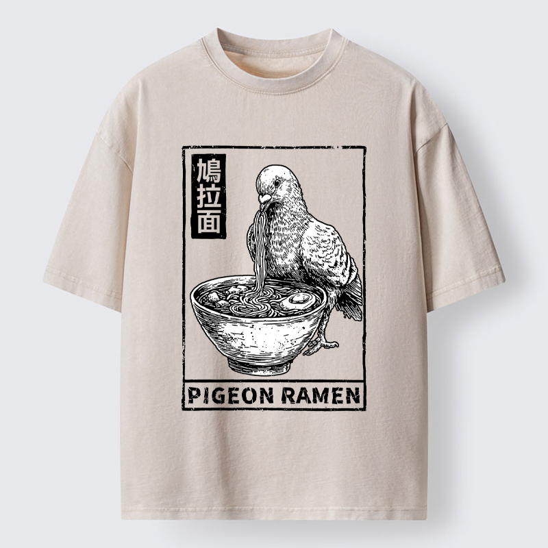 Tokyo-Tiger The Ramen Dove Washed T-Shirt