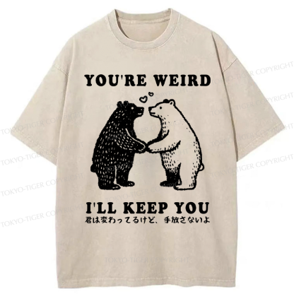 Tokyo-Tiger Forever Weird, Forever Yours Washed T-Shirt
