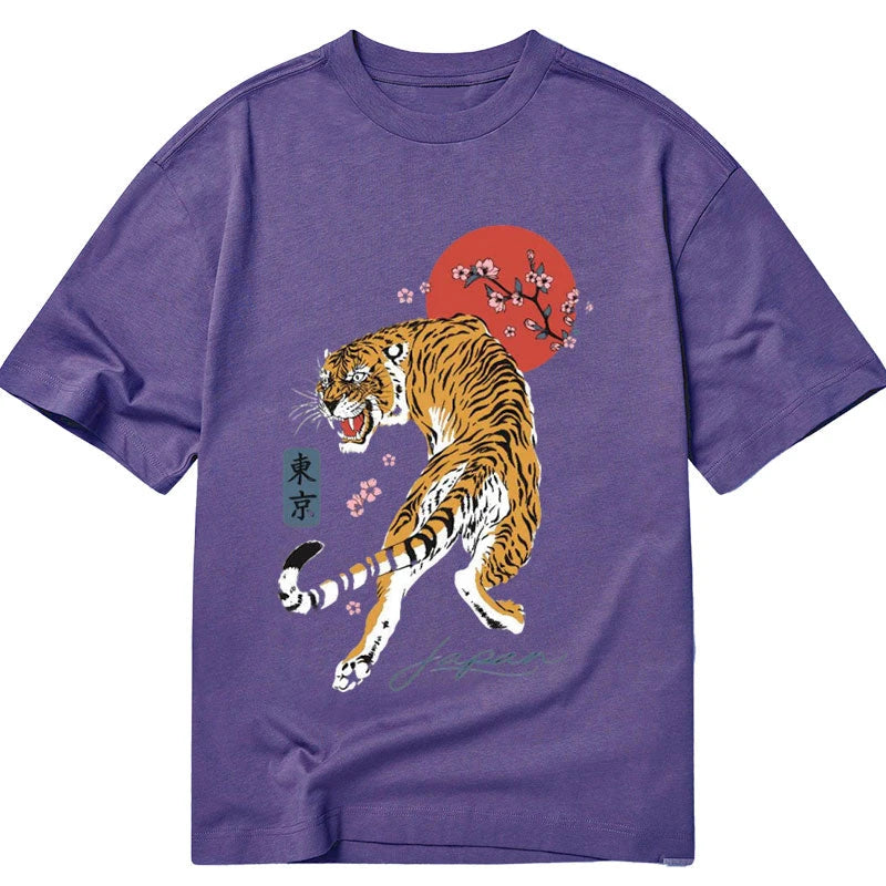 Tokyo-Tiger Japanese Tiger Blossom Classic T-Shirt Sale