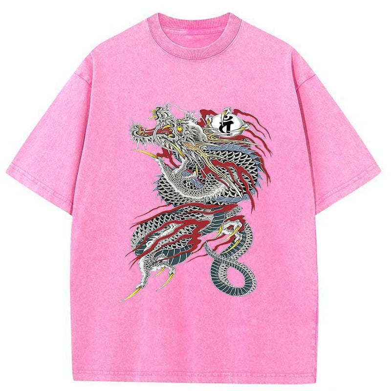 Tokyo-Tiger Dragon of Dojima Washed T-Shirt Sale