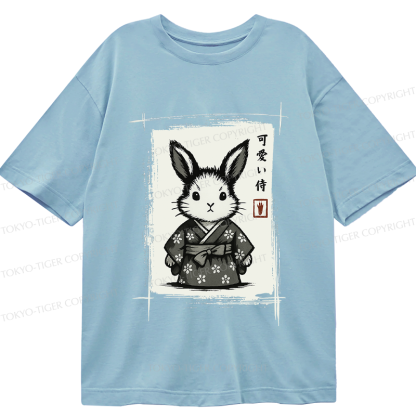 Tokyo-Tiger Woodcut Bunny Classic T-Shirt
