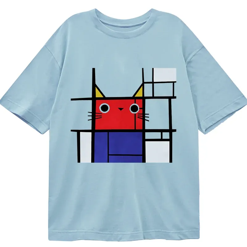 Tokyo-Tiger Abstract Art Cat Classic T-Shirt