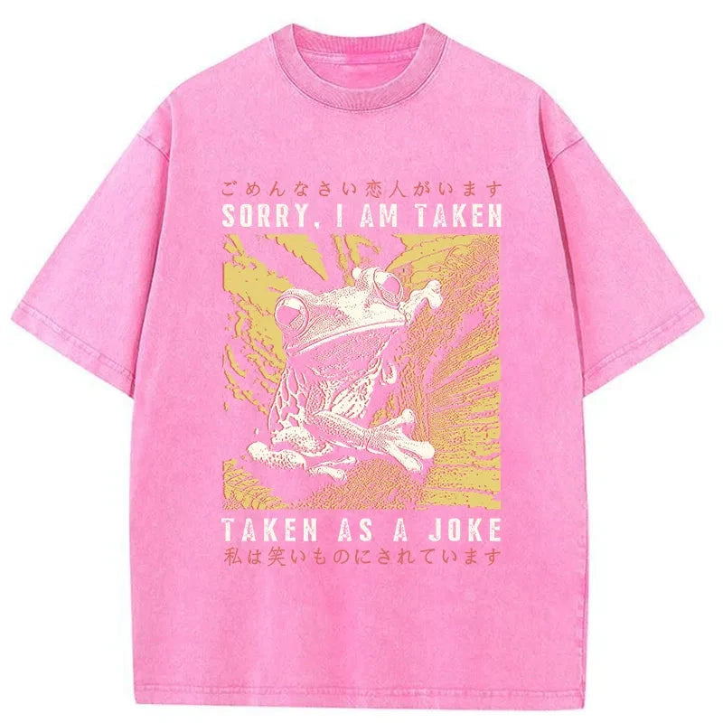 Tokyo-Tiger The Tragic Frog Japanese Washed T-Shirt