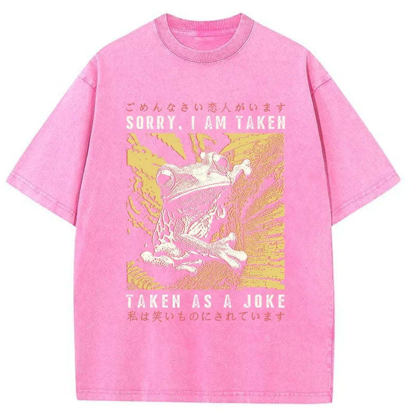 Tokyo-Tiger The Tragic Frog Japanese Washed T-Shirt