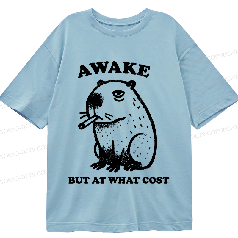 Tokyo-Tiger Smoking Capybara Classic T-Shirt