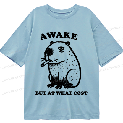 Tokyo-Tiger Smoking Capybara Classic T-Shirt