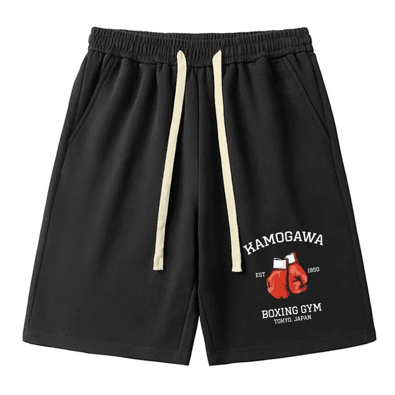ショートパンツ THEAIRTOWN tiger shorts 5BJH1472 BLACK NYLON BC FRONT TIGER SHORTS | COSIGN1975