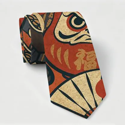 Tokyo-Tiger Japanese Traditional Elements Necktie
