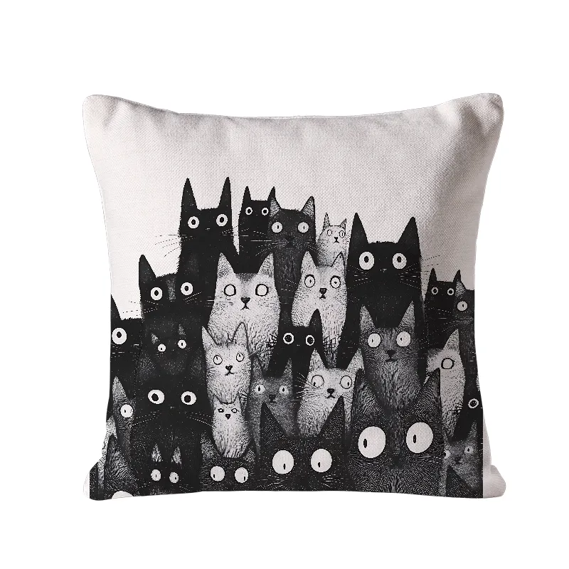 Tokyo-Tiger The Judgmental Stare Of Cats Cushion Pillow