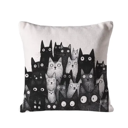 Tokyo-Tiger The Judgmental Stare Of Cats Cushion Pillow