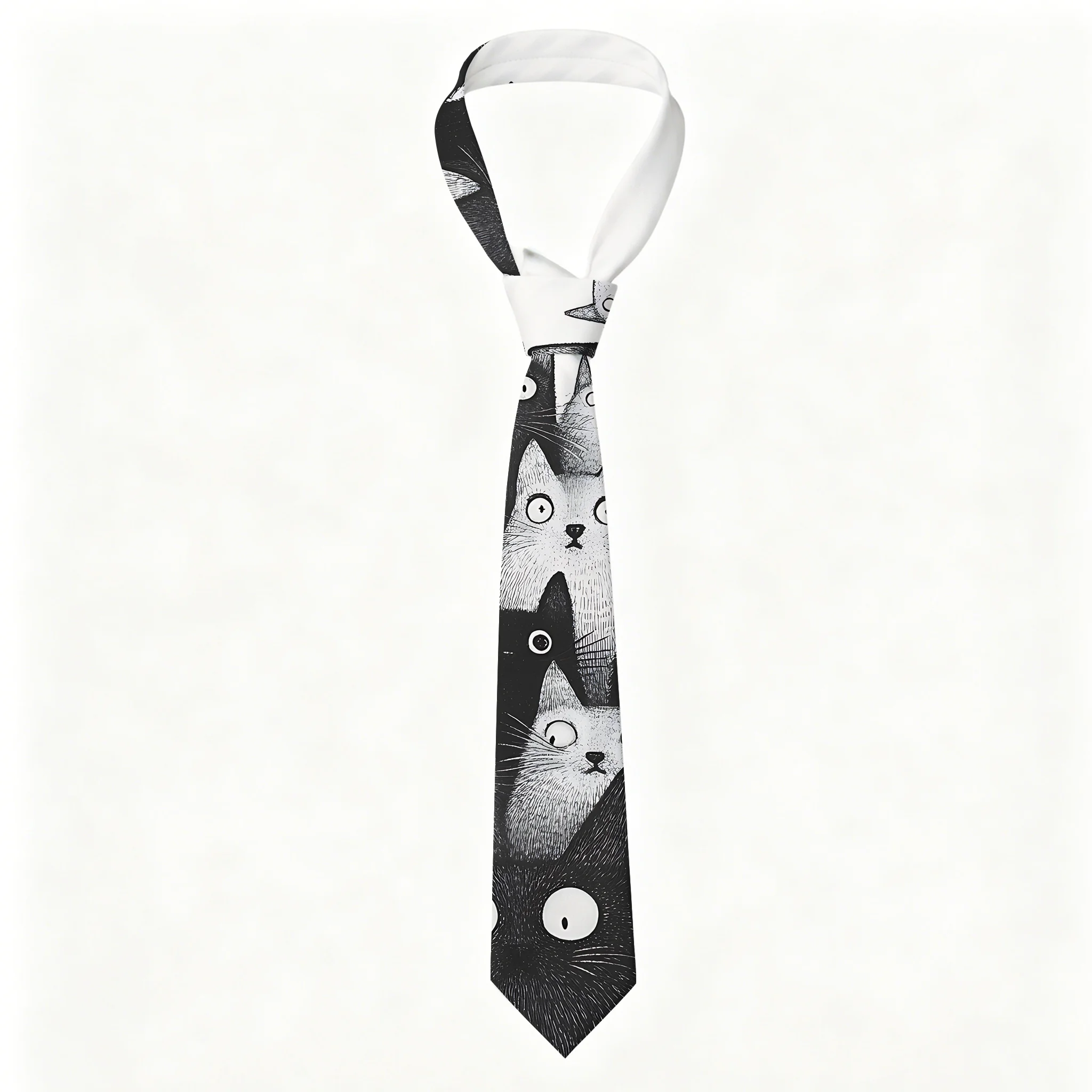 Tokyo-Tiger The Judgmental Stare Of Cats Necktie