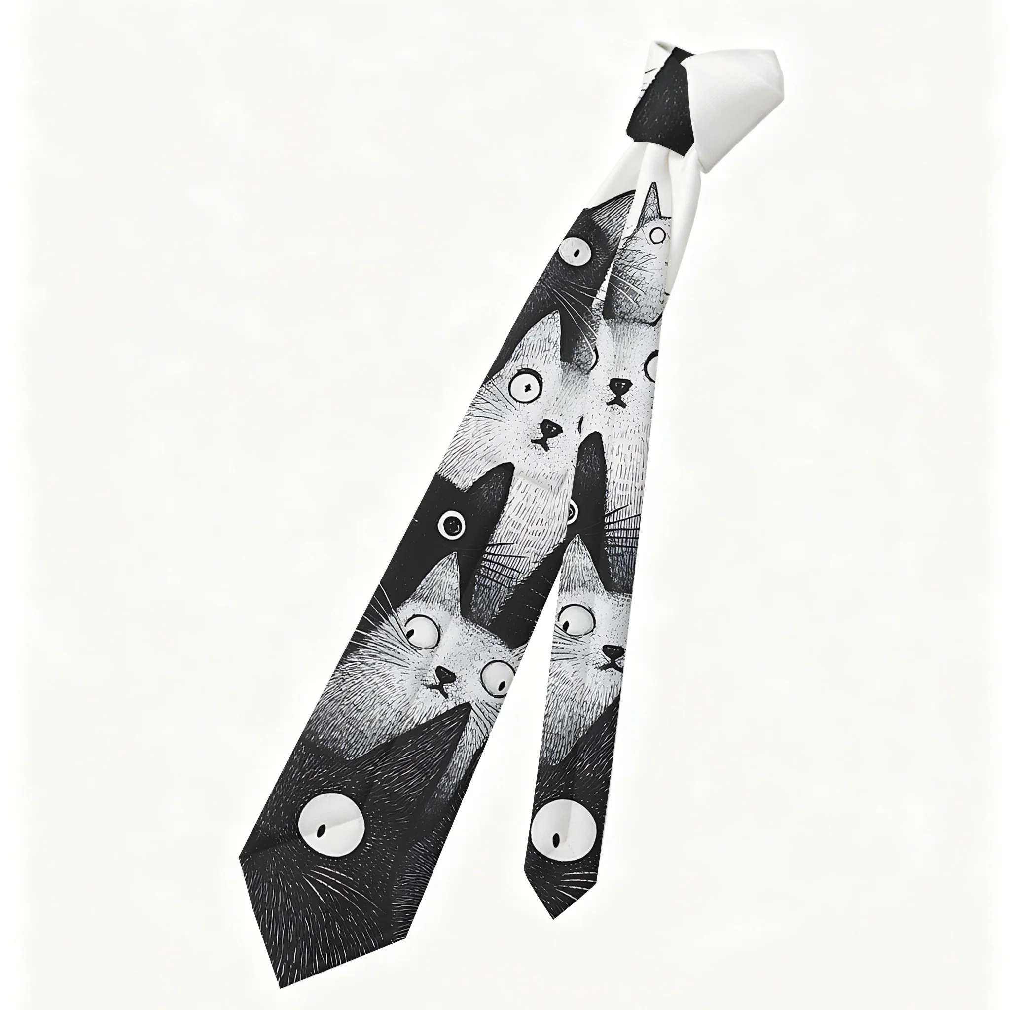 Tokyo-Tiger The Judgmental Stare Of Cats Necktie