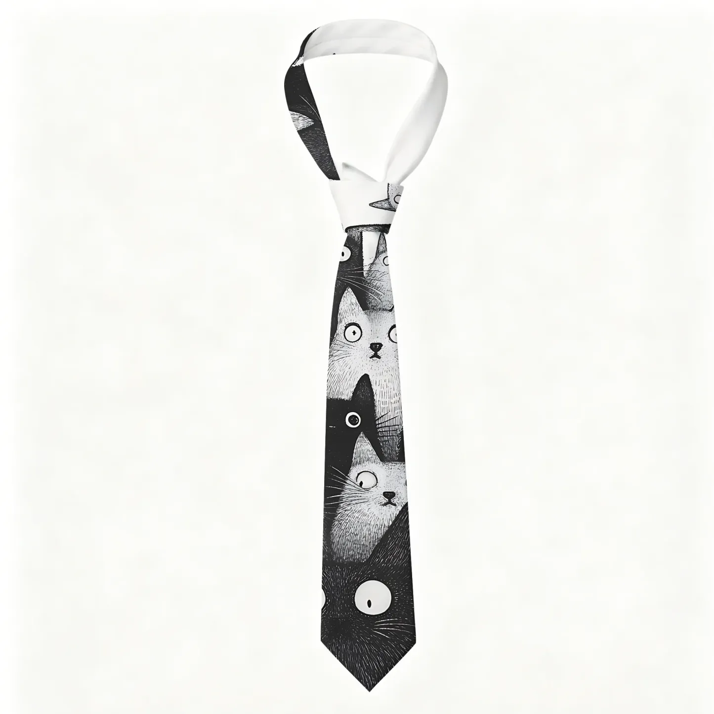 Tokyo-Tiger The Judgmental Stare Of Cats Necktie Sale