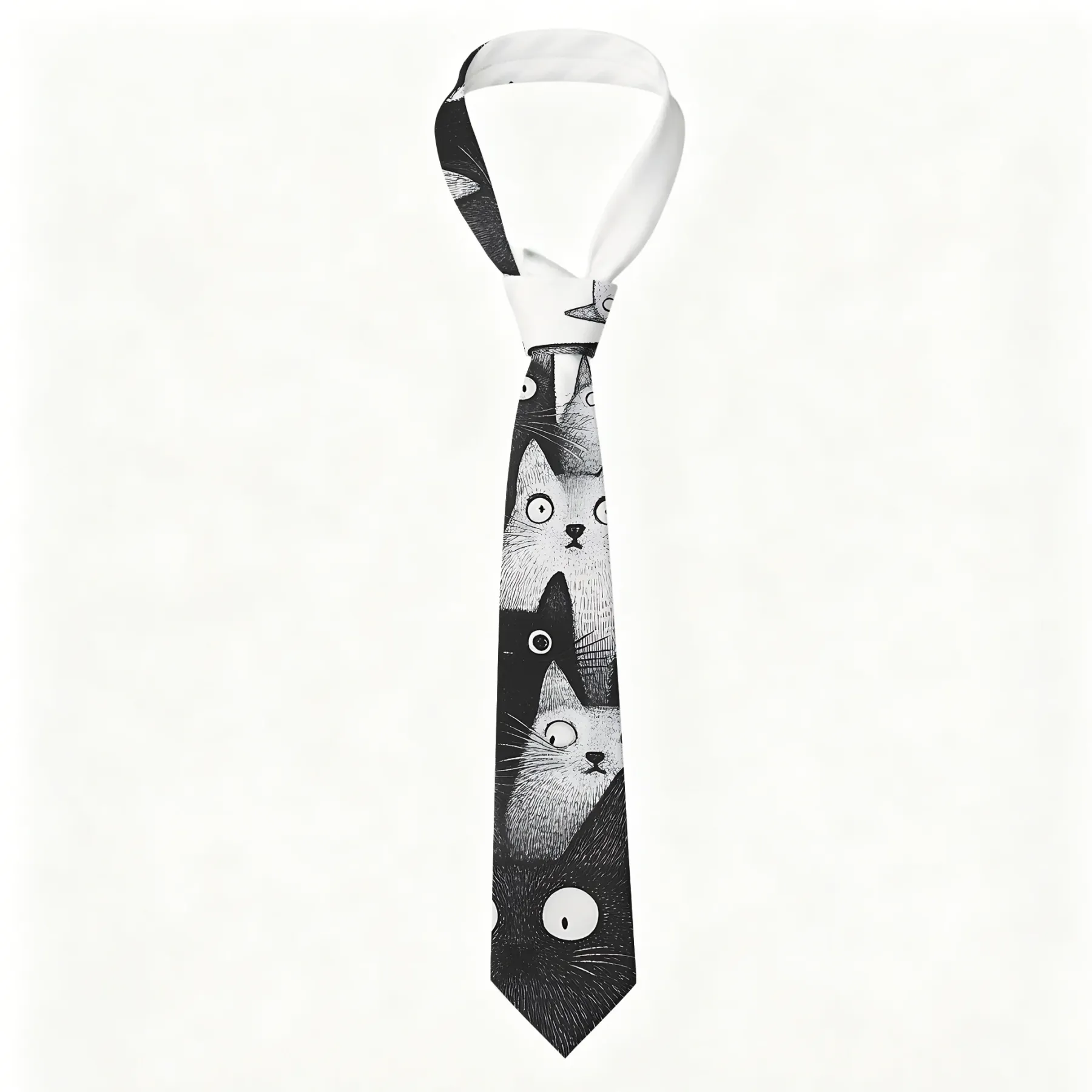 Tokyo-Tiger The Judgmental Stare Of Cats Necktie Sale