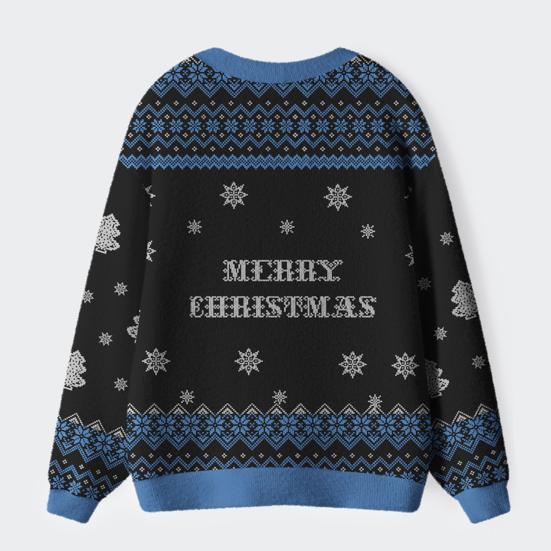 Tokyo-Tiger The Joyful Holiday Ukiyo-e Wave Ugly Cardigan Sweater